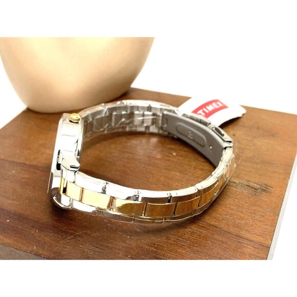 Timex Women's Watch TW2V35900 Quartz Silver Dial Two Tone Stainless Steel 32mm - Picture 9 of 14